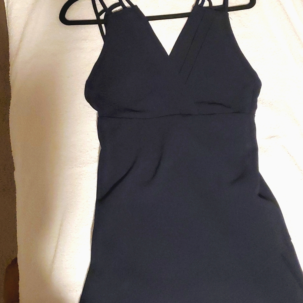 Navy blue dress